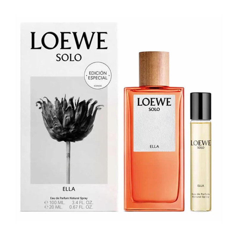 Loewe Solo Ella Eau De Parfum Vaporisateur 100ml Coffret 2 Produits