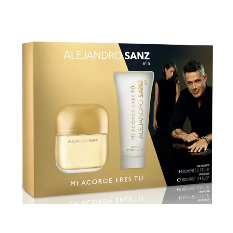 Alejandro Sanz Mi Acorde Eres Tu Eau De Toilette Vaporisateur 100ml Coffret 2 Produits