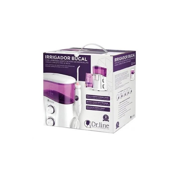 Dr. Line Dr Line Irrigador Bucal Con Lampara Sanitizadora De Boquillas Clarben