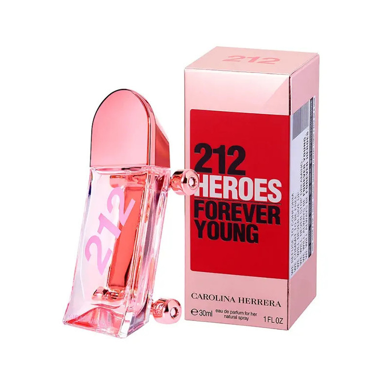 Carolina Herrera 212 Heroes For Her Eau De Parfum Vaporisateur 30ml