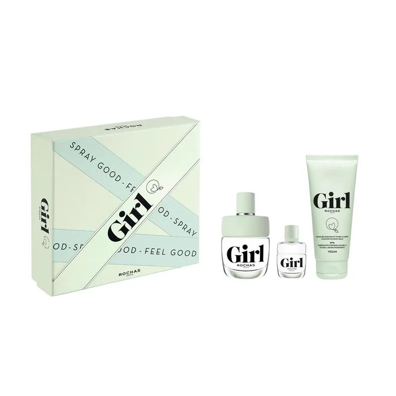 Rochas Girl Eau De Toilette Vaporisateur 100ml Coffret 3 Produits