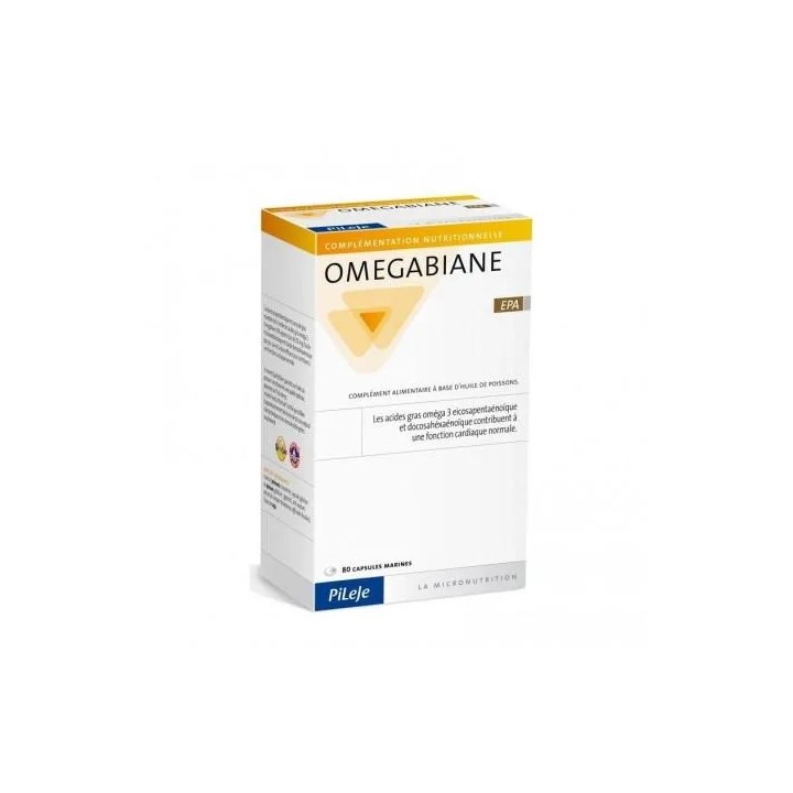 Pileje Omegabiane Epa 80 Capsules