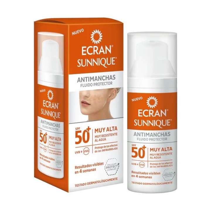 Ecran Sunnique Antimanchas Fluido Protector Spf50+ 50ml