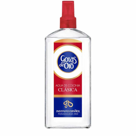 Instituto Español Gotas De Oro Agua De Colonia Clasica Spray 400ml