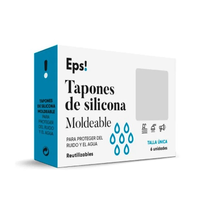 Eps Mouldable Silicone Ear Plugs 6 Units