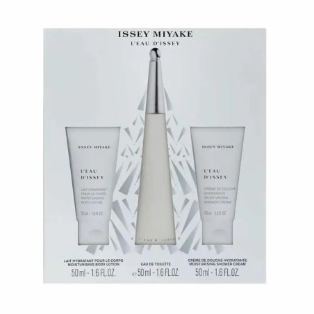 Issey Miyake L'Eau D'Issey Eau De Toilette Spray 50ml Coffret 3 Produits