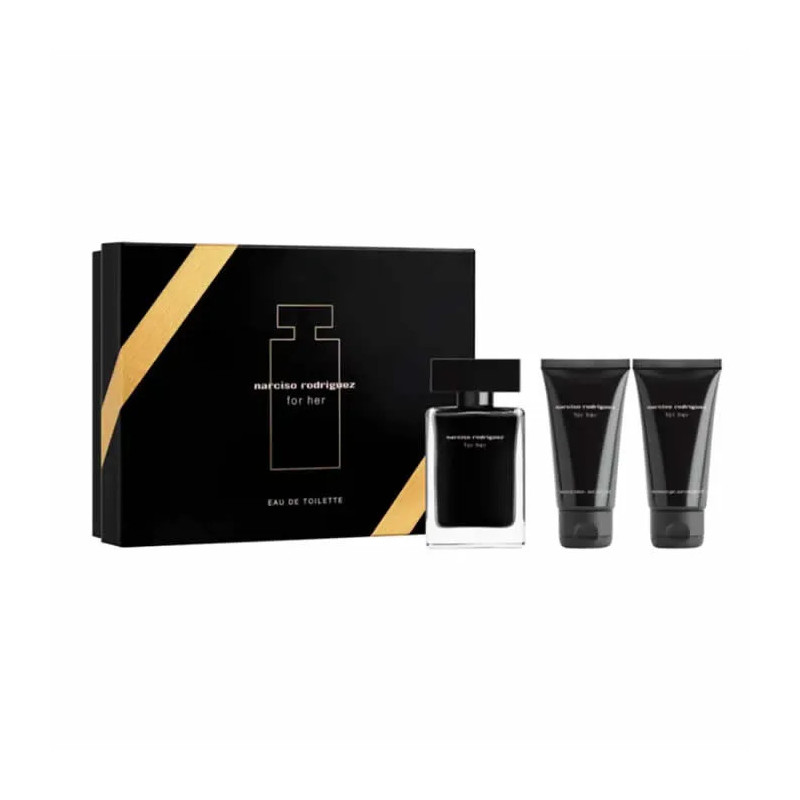Narciso Rodriguez For Her Eau De Toilette Vaporisateur 50ml Coffret 3 Produits
