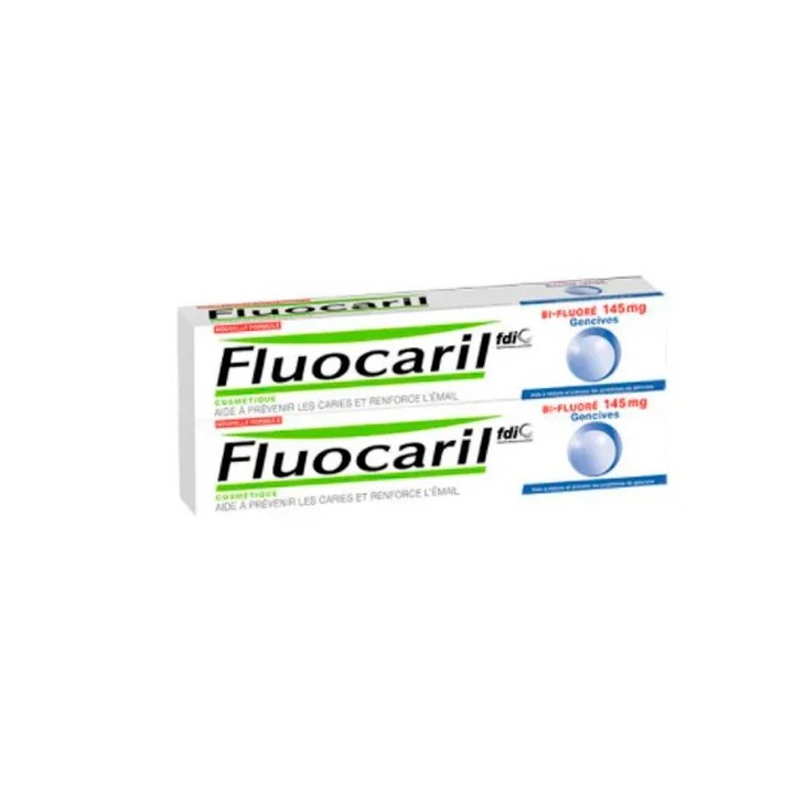 Fluocaril Gum Toothpaste Bifluoride 145mg Pack 2 x 75ml