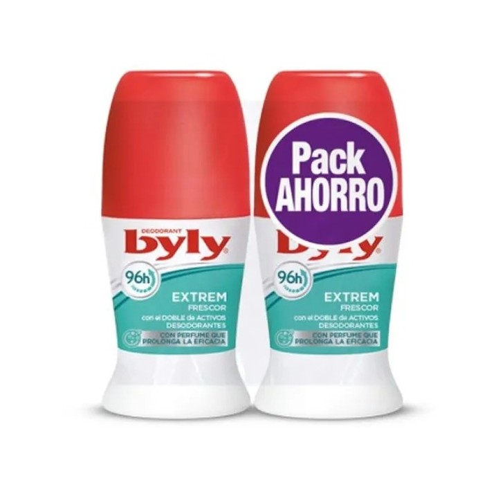 Byly Extrem Freshness Roll-On Déodorant 2x50ml