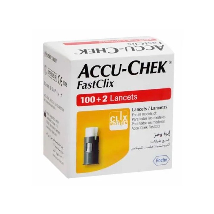 Accu-Chek Fastclix Lancettes 102U