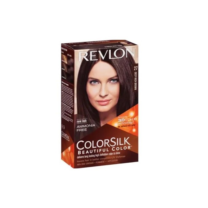 Revlon Colorsilk Sans Amoniaque 27 Deep Rich Brown