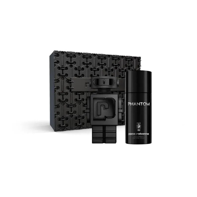 Paco Rabanne Phantom Parfum Eau De Parfum Vaporisateur 100ml Coffret 2 Produits Christmas 2023