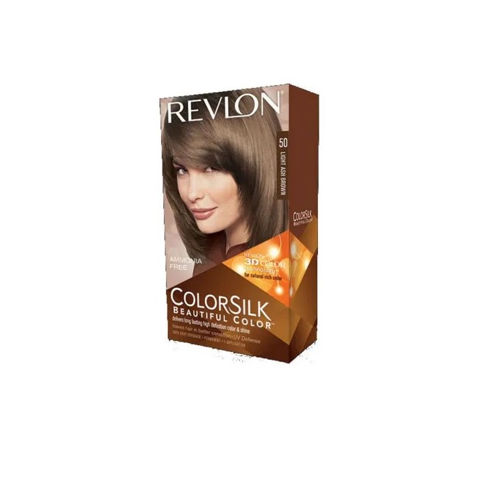 Revlon Colorsilk Sans Amoniaque 50 Light Ash Brown