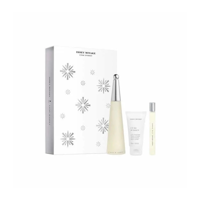Issey Miyake L'Eau D'Issey Eau De Toilette Spray 100ml Coffret 3 Produits