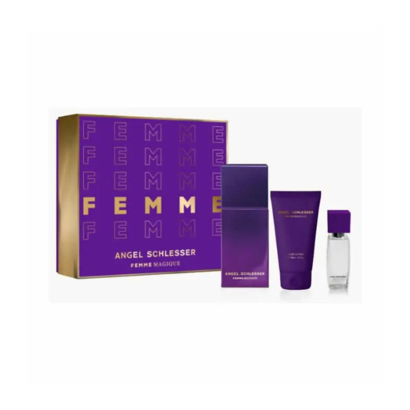 Angel Schlesser Femme Magique Eau De Toilette Vaporisateur 100ml Coffret 3 Produits