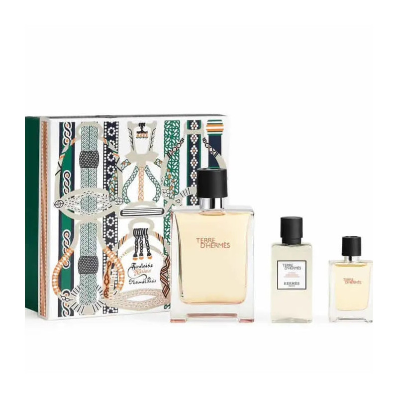 Terre D'Hermes Eau De Toilette Spray 100ml Set 3 Pieces