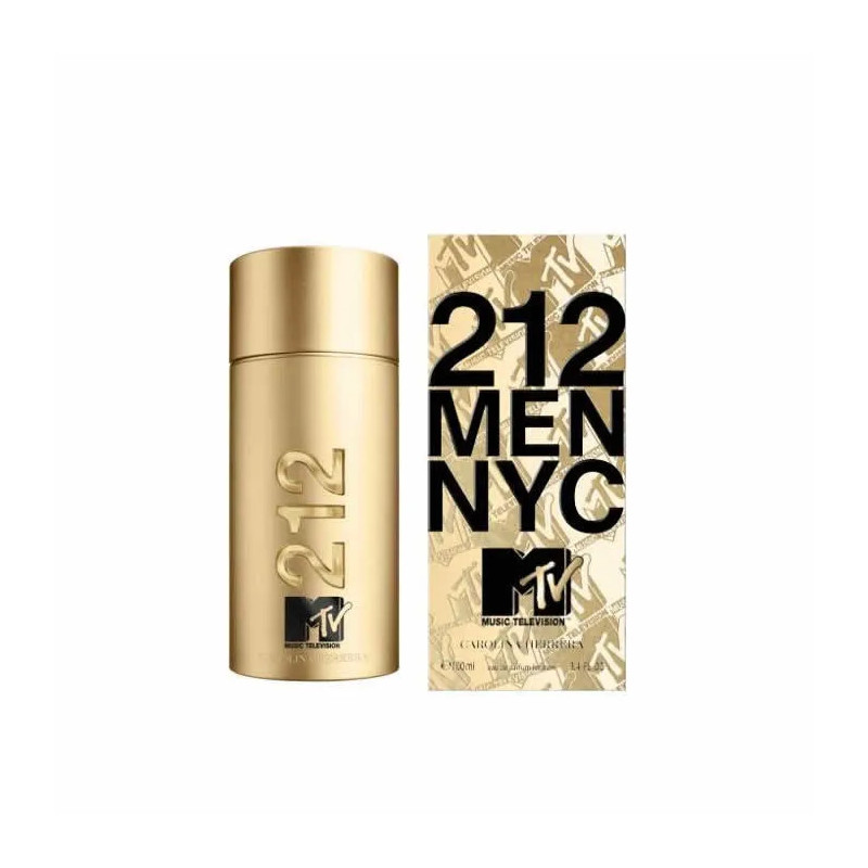 Carolina Herrera 212 Men MTV Eau De Toilette Vaporisateur 100ml Limited Edition