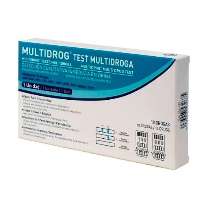 Stada Test Multidrogues avec Urine 10 Drogues