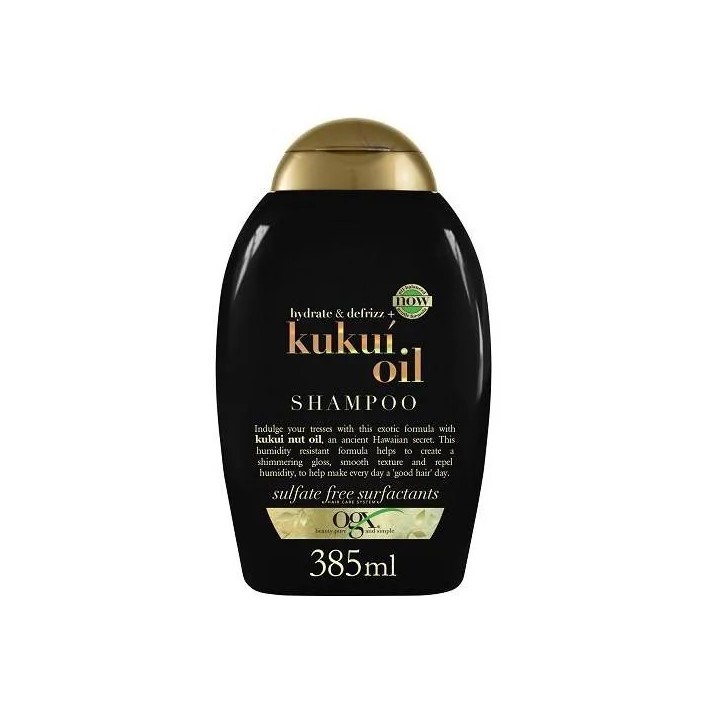 Ogx Kukui Oil Anti-Frizz Hair Shampoo 385ml