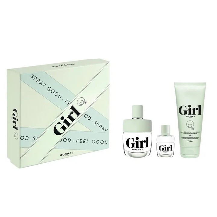 Rochas Girl Eau De Toilette Vaporisateur 100ml Coffret 3 Produits