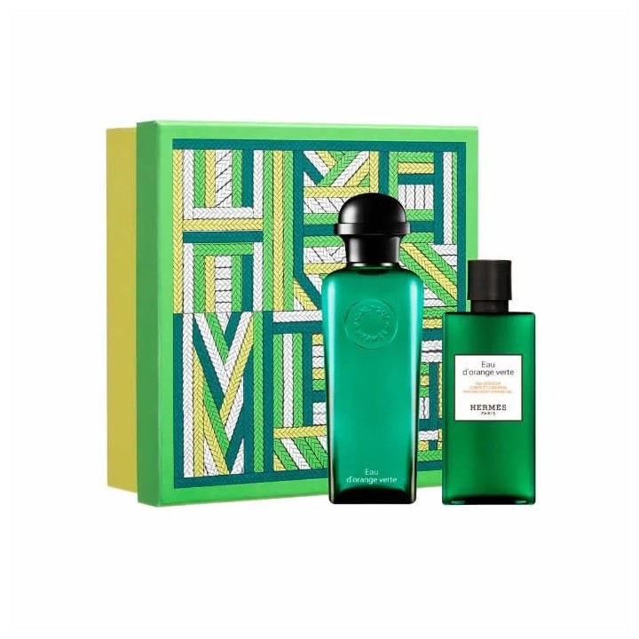 Hermès Eau D'Orange Verte Eau De Cologne 100ml Coffret 2 Produits