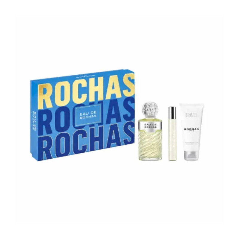 Rochas Eau De Rochas Eau De Toilette Vaporisateur 100ml Coffret 3 Produits