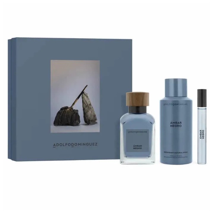 AD Ambar Negro Eau De Parfum Vaporisateur 120ml Coffret 3 Produits