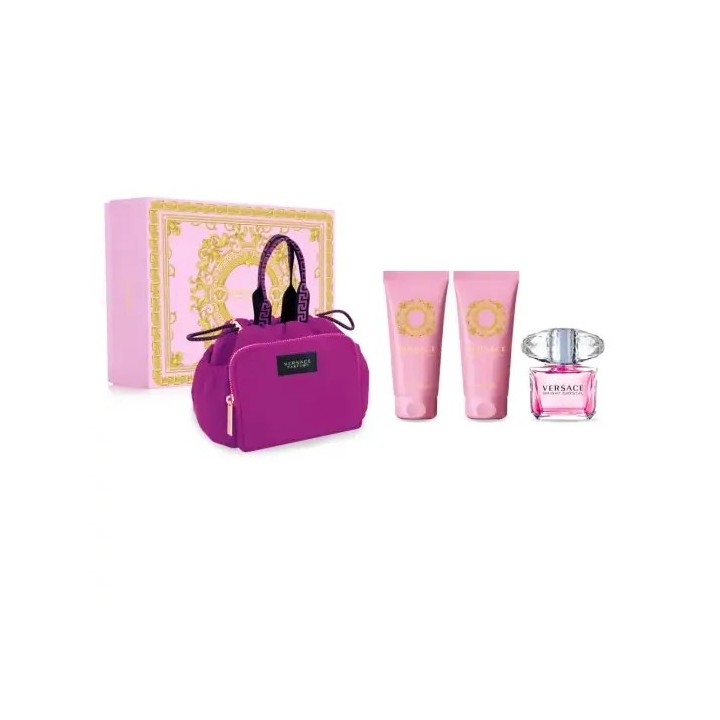 Versace Bright Crystal Eau De Toilette 90ml Coffret 4 Produits
