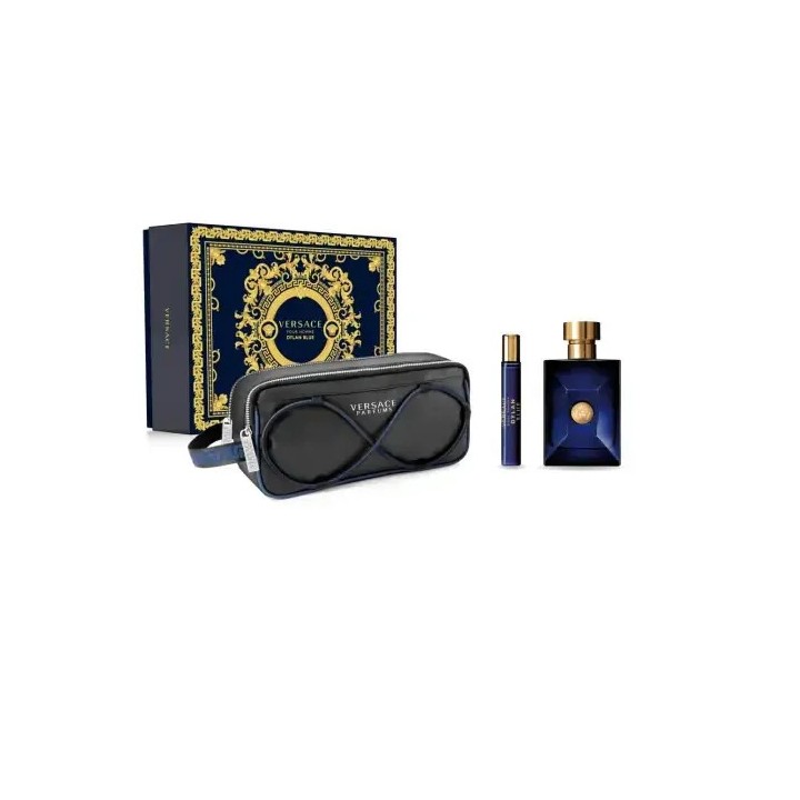 Versace Dylan Blue Eau De Toilette 100ml Coffret 3 Produits