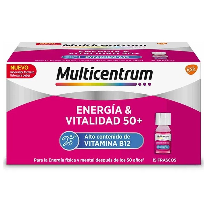 Multicentrum Energie & Vitalité 50+ 15x7ml