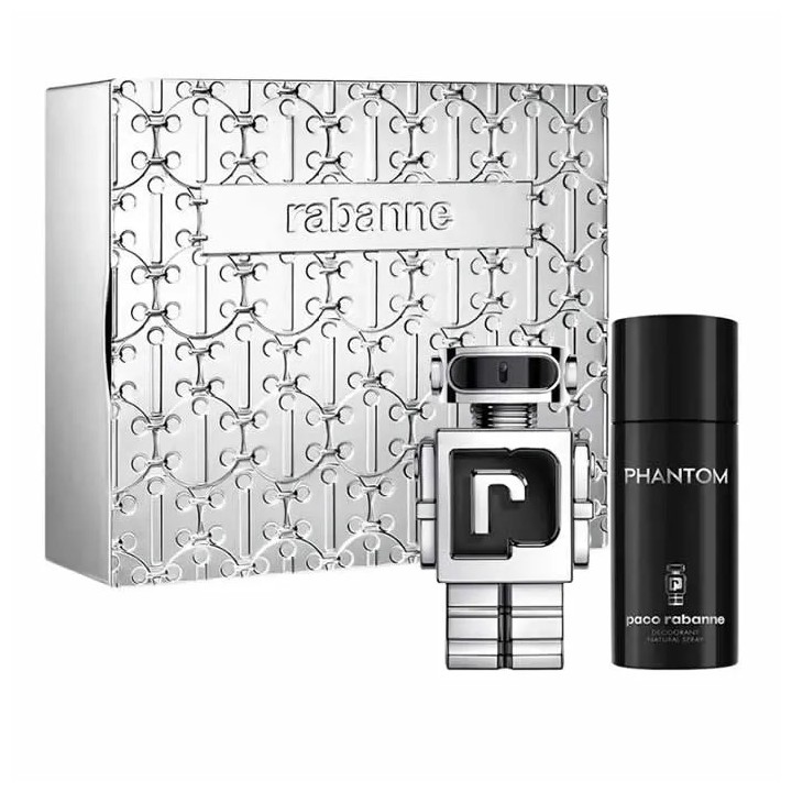 Paco Rabanne Phantom Eau De Toilette Vaporisateur 100ml Cofret 2 Prod…