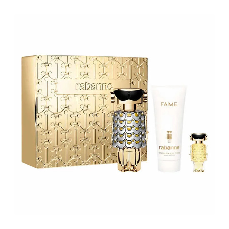  Paco Rabanne Fame Eau De Parfum Vaporisateur 80ml Coffret 3 Produits
