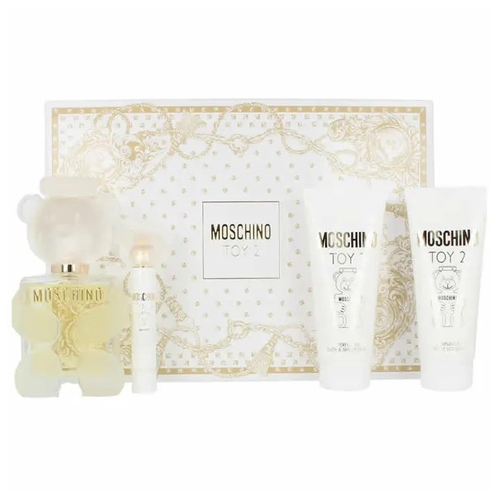 Moschino Toy 2 Eau De Parfum Spray 100ml Coffret 4 Produits