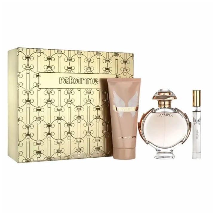 Paco Rabanne Olympea Eau De Parfum 80ml Coffret 3 Produits