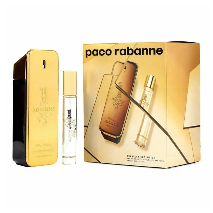 Paco Rabanne One Million Eau De Toilette Spray 100ml Coffret 2 Produi…