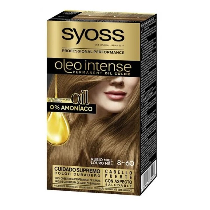 Syoss Oleo Intense Permanent Hair Color 8-60 Honey Blonde