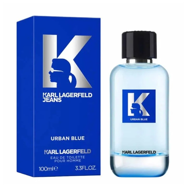 Karl Lagerfeld Jeans Urban Blue Eau De Toilette Vaporisateur 100ml