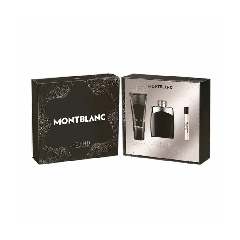 Montblanc Legend Eau De Toilette Vaporisateur 100ml Coffret 3 Produits
