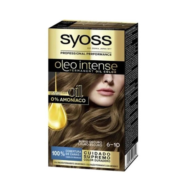 Syoss Oleo Intense Permanent Hair Color 6-10 Dark Blonde