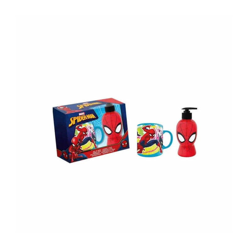 Marvel Spiderman Shower Gel And Shampoo 300ml Coffret 2 Produits