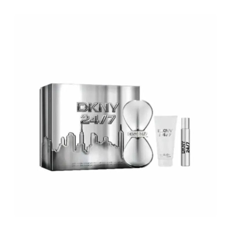 DKNY 24/7 Eau De Perfume Spray 100ml Coffret 3 Produits