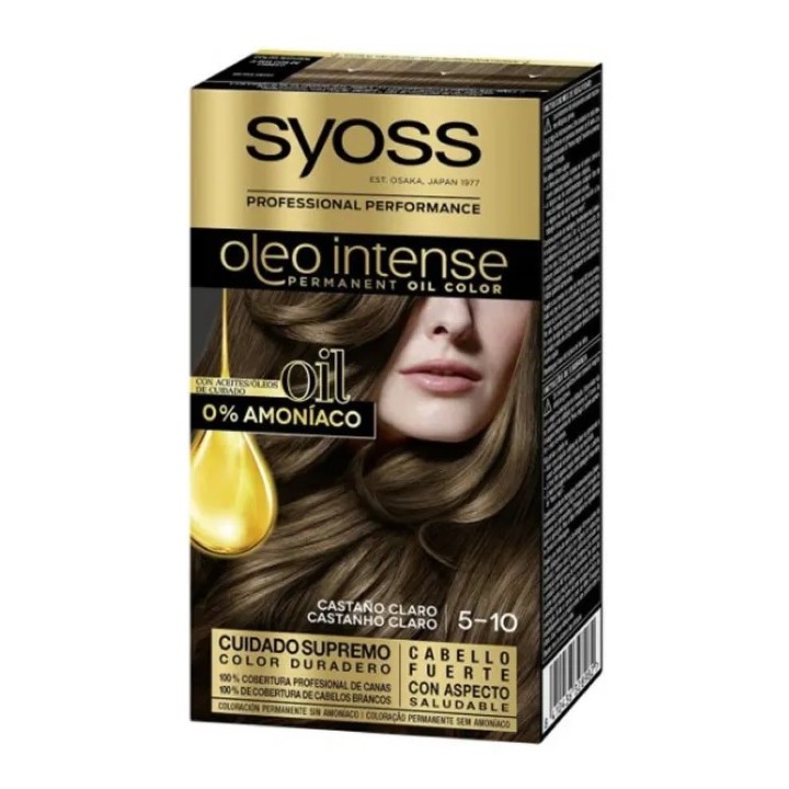 Syoss Oleo Intense Permanent Hair Color 5-10 Light Brown