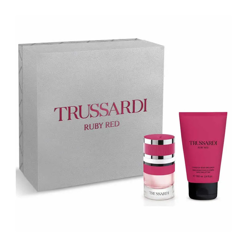 Trussardi Ruby Red Eau De Perfume Vaporisateur 60ml Coffret 2 Produits