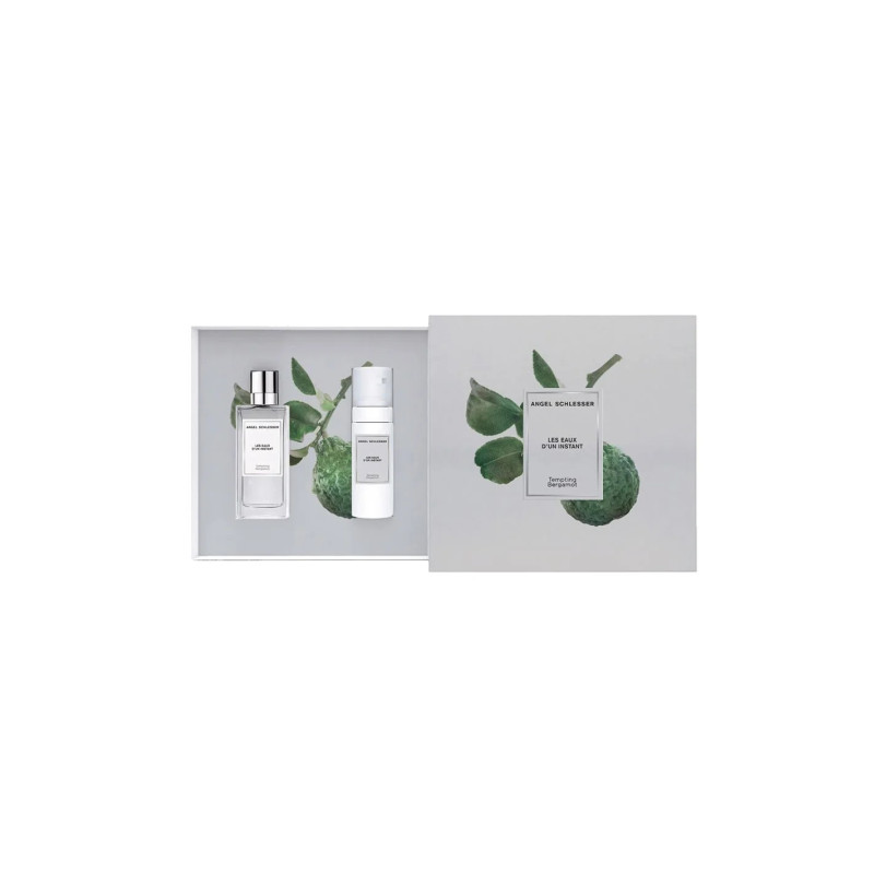 Angel Schlesser Instant Tempting Bergamont Watercolor Coffret Eau De Toilette Spray 100ml Set 2 Pieces