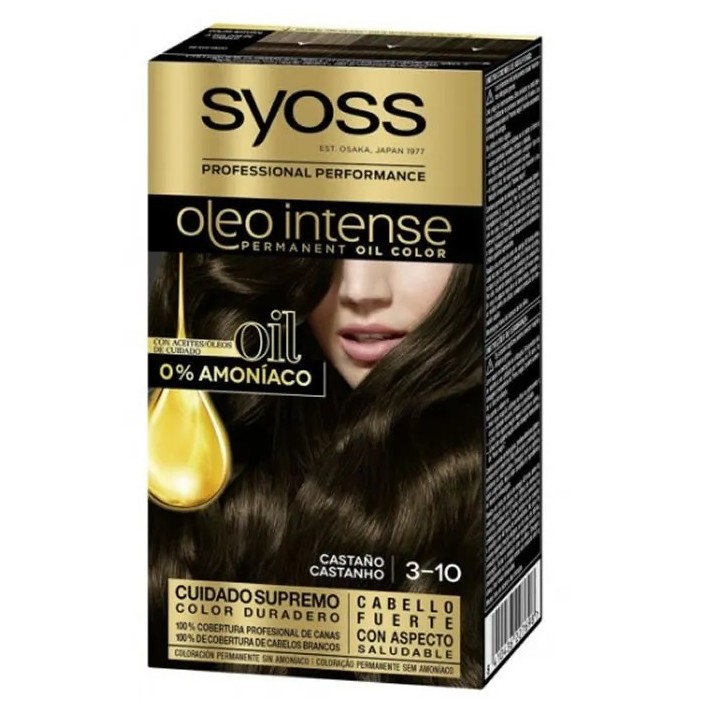 Syoss Oleo Intense Permanent Hair Color 3-10 Brown