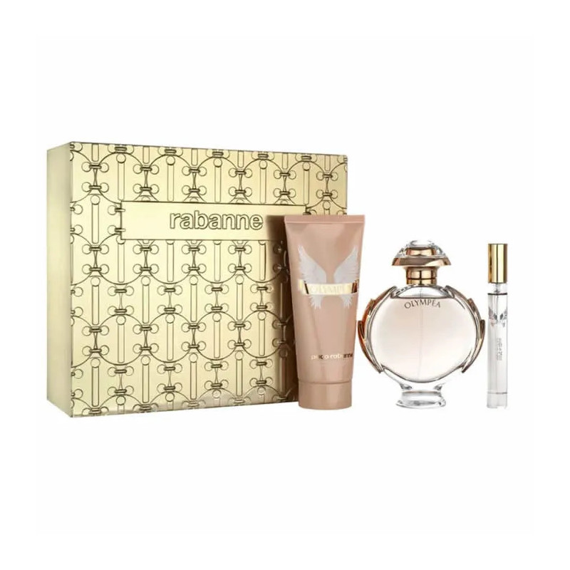 Paco Rabanne Olympea Eau De Parfum Vaporisateur 80ml Coffret 3 Produits