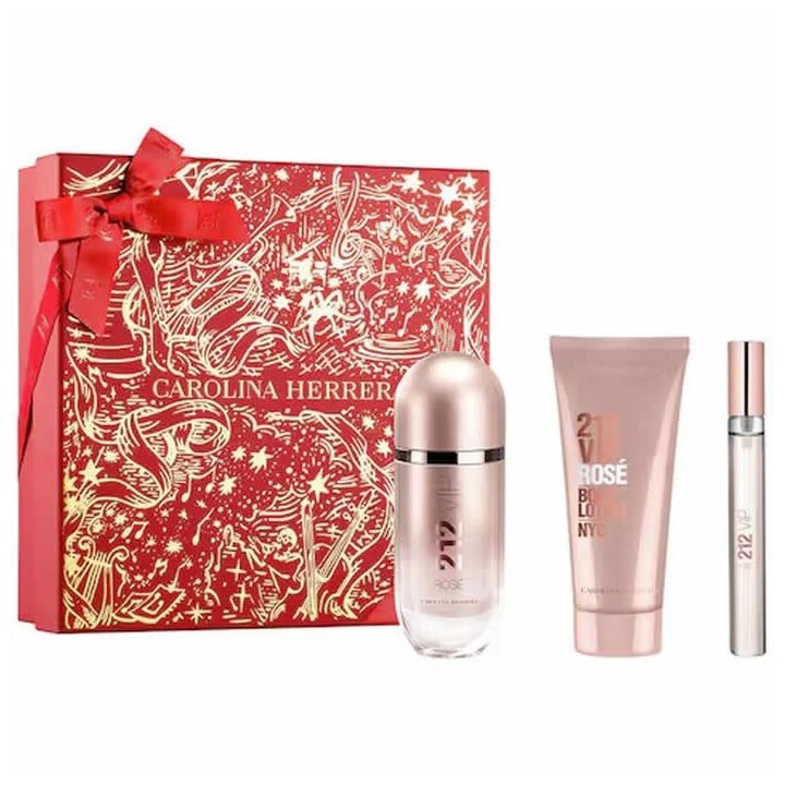 Carolina Herrera 212 Vip Rose Eau De Parfum Vaporisateur 80ml Coffret…