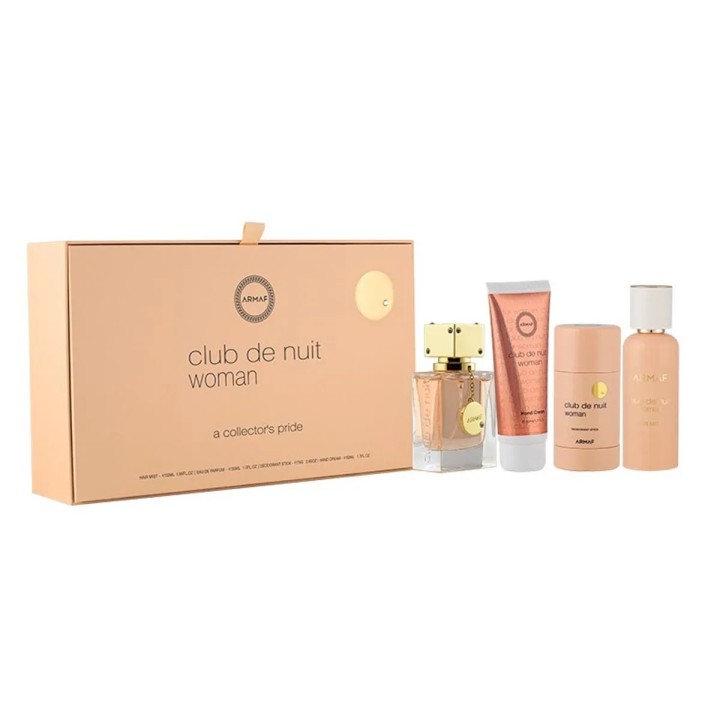 Armaf Club Denuit Woman Eau De Parfum 55un Spray Hair Mist 55ml Desodorante Stick 75ml Crema De