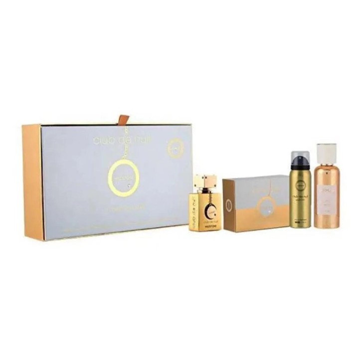 Armaf Club De Nuit Milestone Eau De Parfum 130g Spray Hair Mist 55ml Jabon 1u Spray Corporal