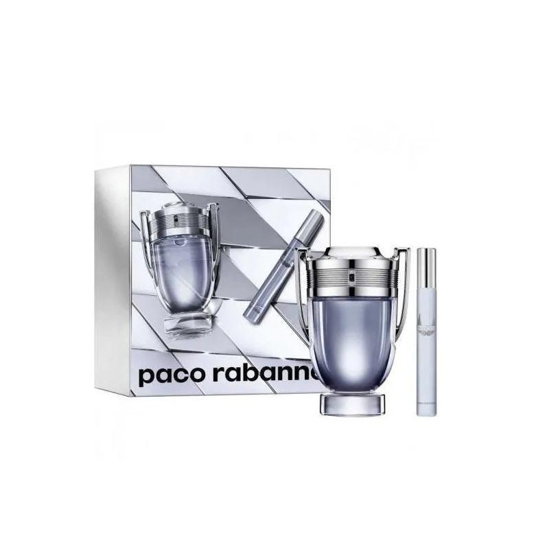 Paco Rabanne Invictus Eau De Toilette Vaporisateur 100ml Coffret 2 Produits